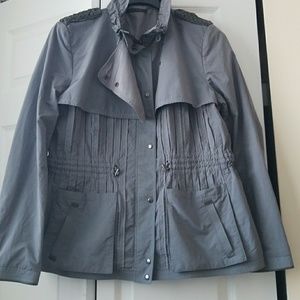 Elie Tahari Military Style Windbreaker